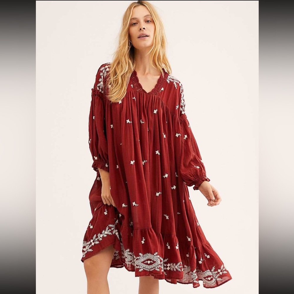 Free People Flowy Bohemian Dress